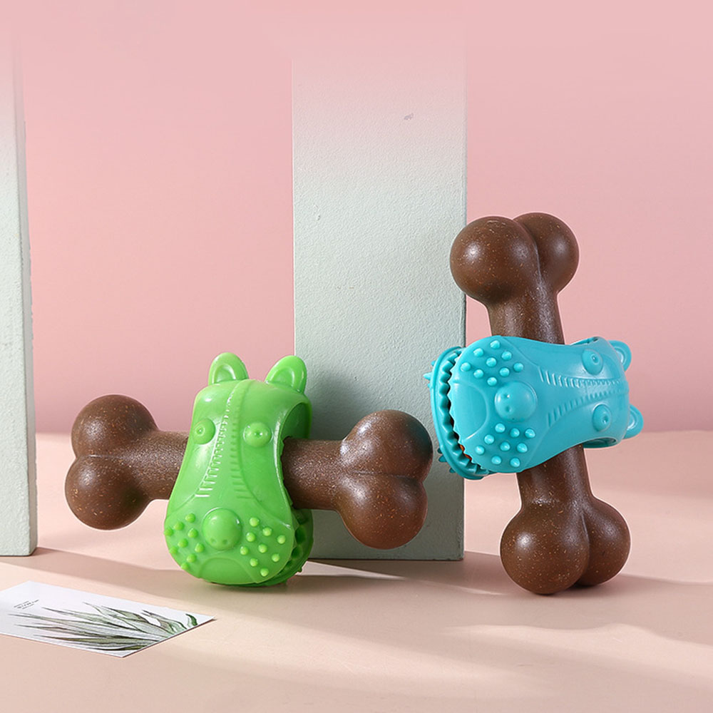 แท่งกัดเลียนแบบกระดูก สำหรับลู - Teeth Cleaning Dog Chew Bone บทวิจารณ์และราคา