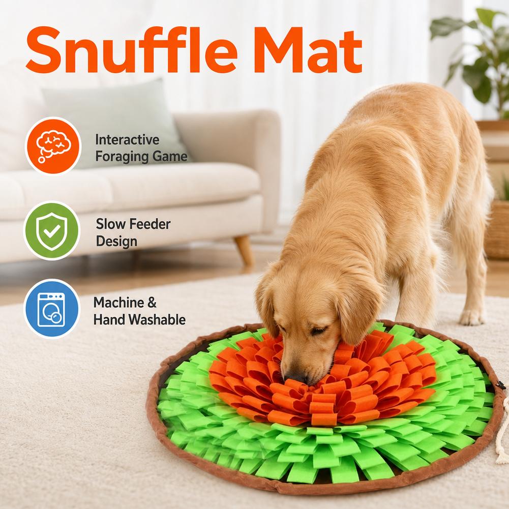 แผ่นฝึกดมกลิ่นสำหรับสุนัข ของเ - Dog Puzzle Feeder Toy บทวิจารณ์และราคา