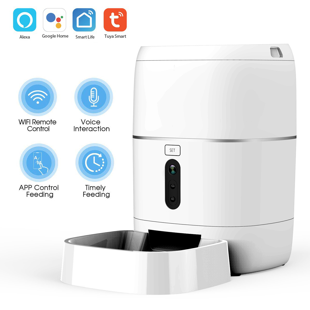 กล้อง RSH 1080P Tuya Smart Wif - Pet Feeders บทวิจารณ์และราคา